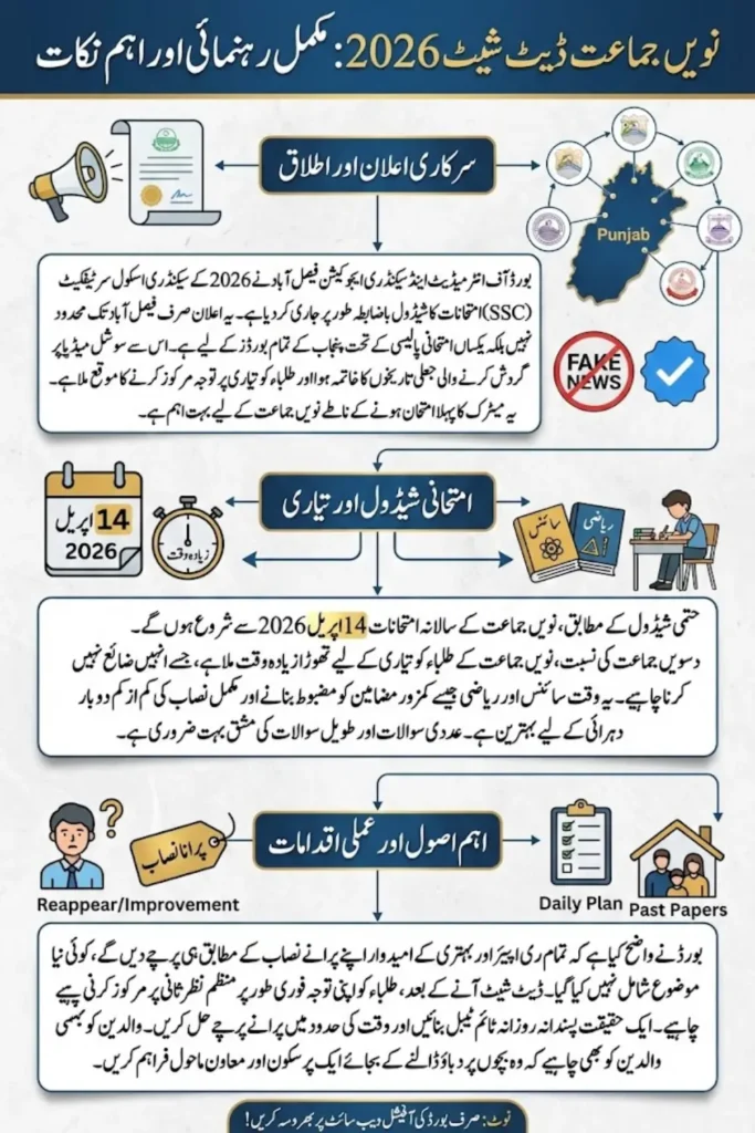 9th Class Date Sheet 2026 Announced – Know Full Guide Step By Step