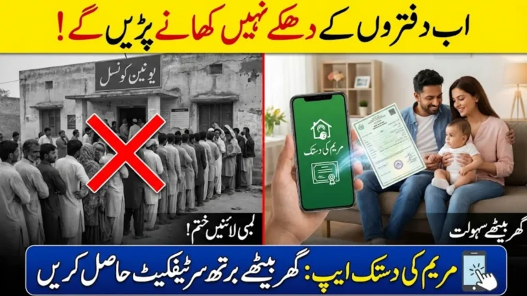Maryam Ki Dastak App: Complete Guide to Online Birth Certificate in Punjab