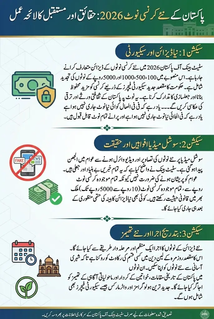 Pakistan Introduces New Currency Notes 2026 State Bank Official Announcement